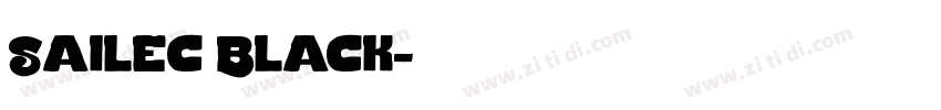 Sailec Black字体转换
